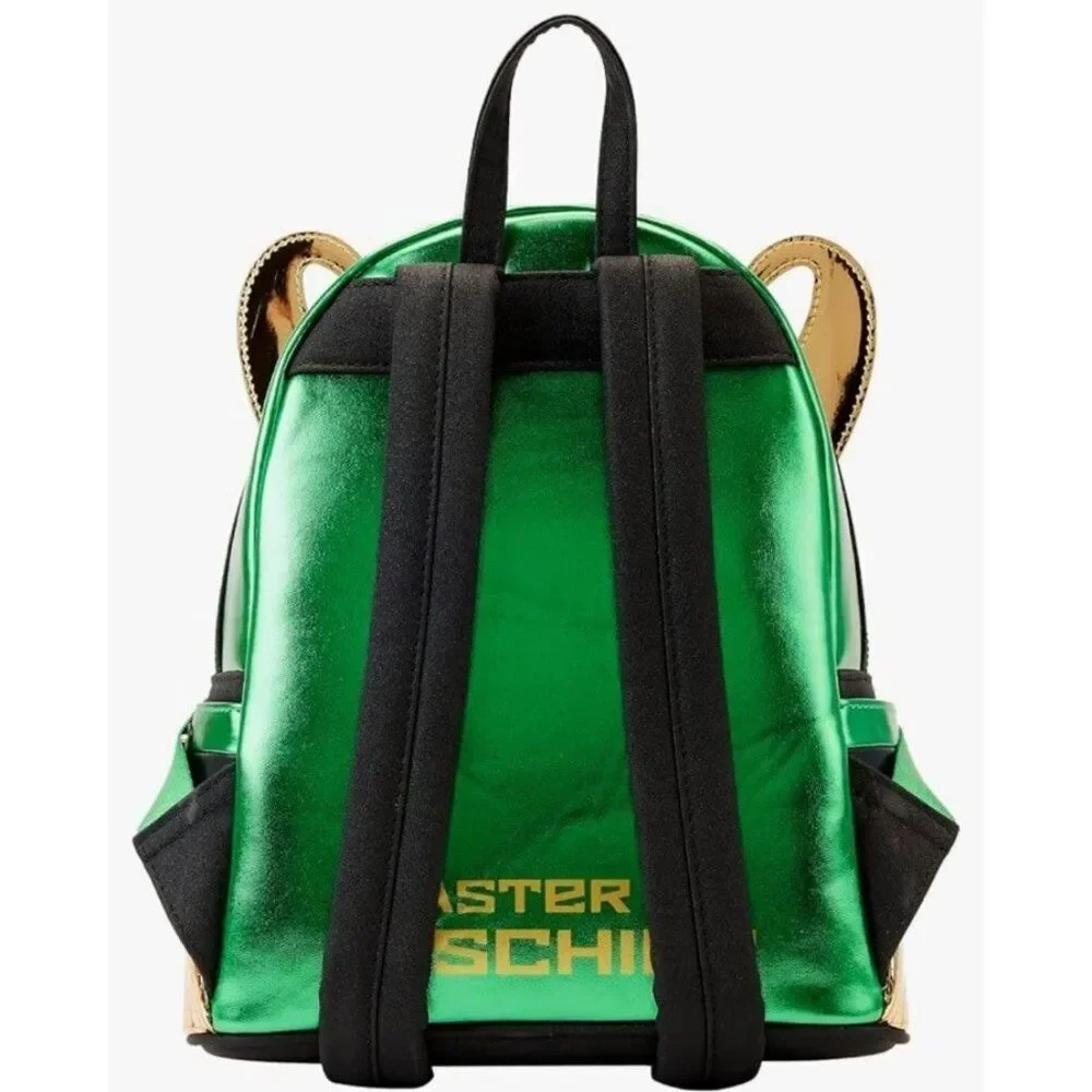 Disney Marvel Loungefly Metallic Loki Infinity Saga Cosplay Mini Backpack NWT